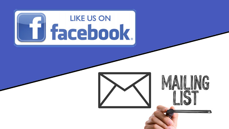 Subscribe Our Facebook & Mailing List Subscribe Our Facebook & Mailing List