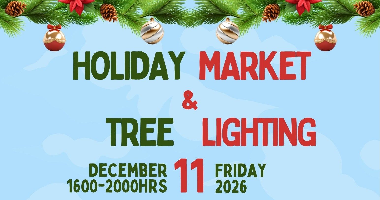 Holiday Market & Tree Lighting 
